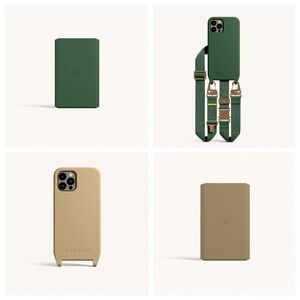 XOUXOU iPhone 12 Pro case with lanyard bundle - mag safe wallet & case, lanyard